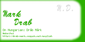 mark drab business card